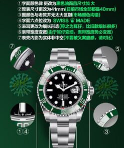 beste Replik Luxus Rolex uhren Men's high quality imitation Submariner 734714036